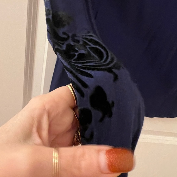 Cache Navy Top - Picture 3 of 3